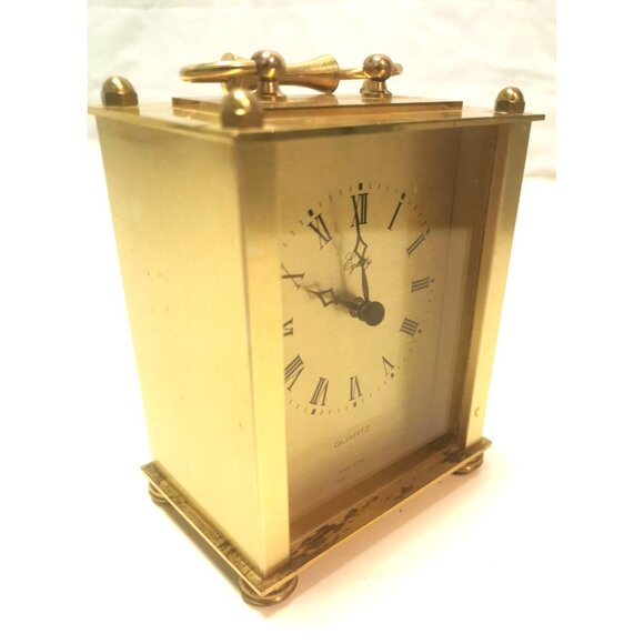 Equity Quartz, Brass Table Clock, Hong Kong - Picture 12 of 13